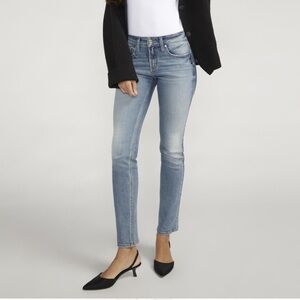 Silver jeans Suki Mid Rise Straight Leg Jeans